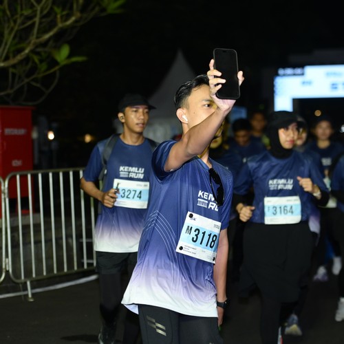 Race photo from KEMLU RUN 2026