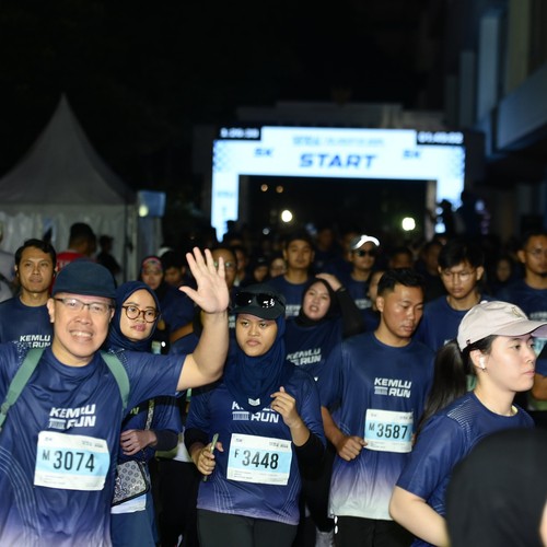 Race photo from KEMLU RUN 2026
