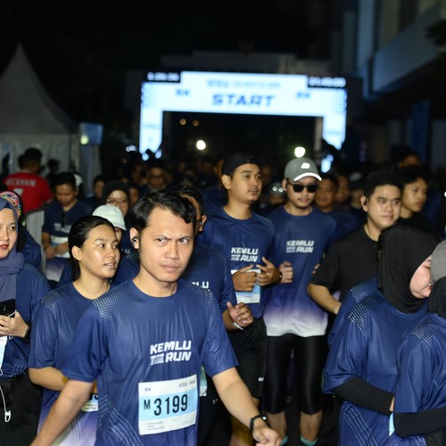 Race photo from KEMLU RUN 2026