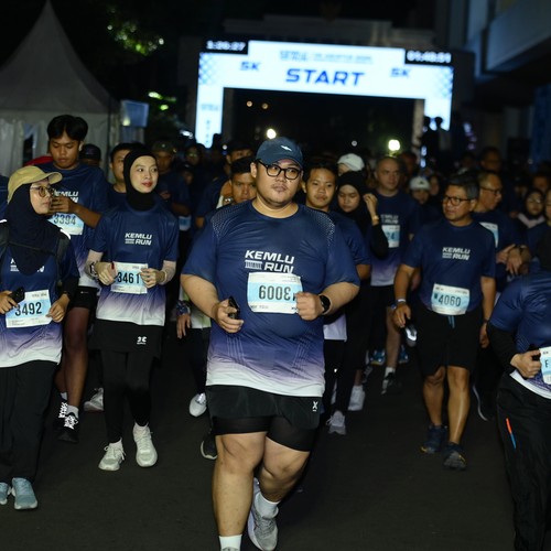 Race photo from KEMLU RUN 2026