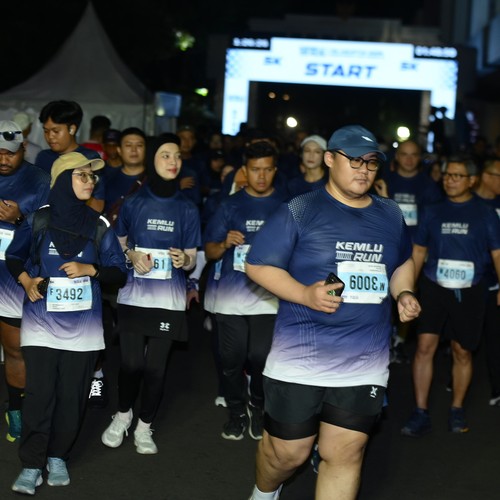 Race photo from KEMLU RUN 2026