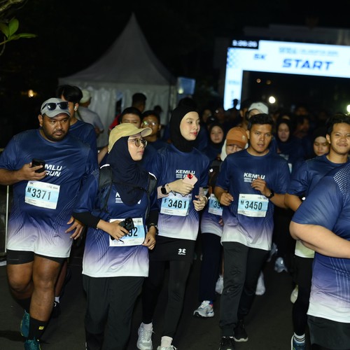 Race photo from KEMLU RUN 2026