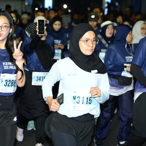 Race photo from KEMLU RUN 2026