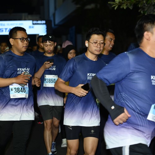 Race photo from KEMLU RUN 2026