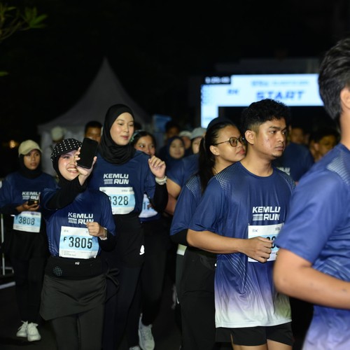 Race photo from KEMLU RUN 2026