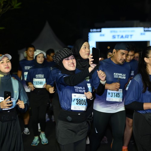 Race photo from KEMLU RUN 2026