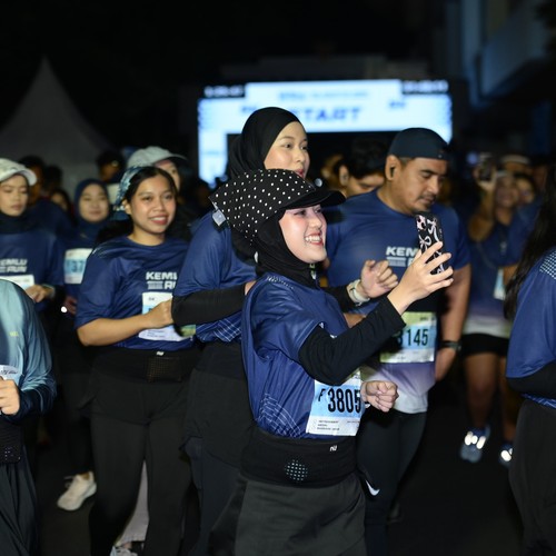 Race photo from KEMLU RUN 2026
