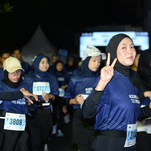 Race photo from KEMLU RUN 2026