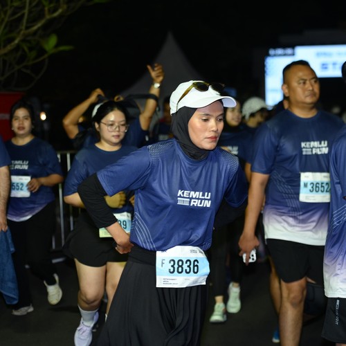 Race photo from KEMLU RUN 2026