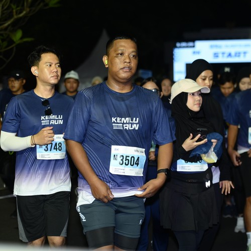 Race photo from KEMLU RUN 2026