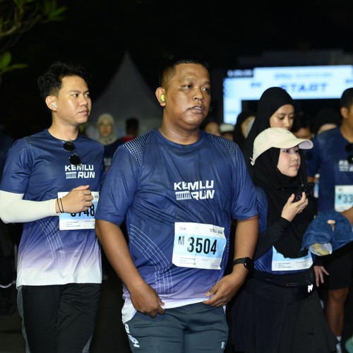 Race photo from KEMLU RUN 2026