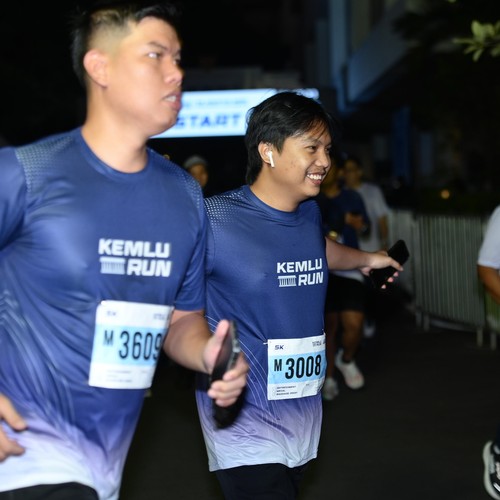 Race photo from KEMLU RUN 2026