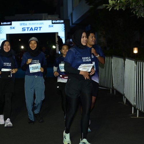 Race photo from KEMLU RUN 2026
