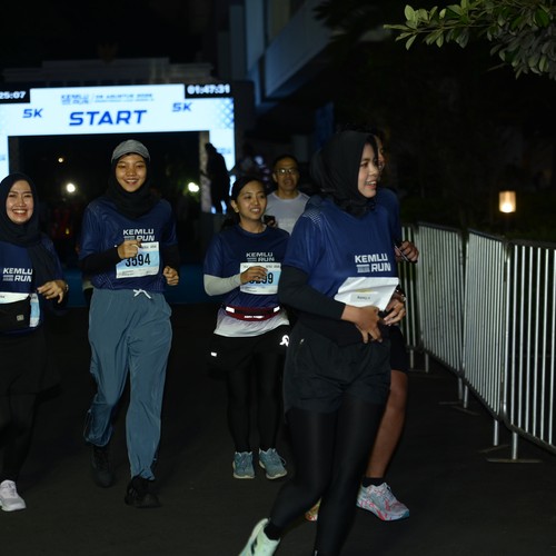 Race photo from KEMLU RUN 2026