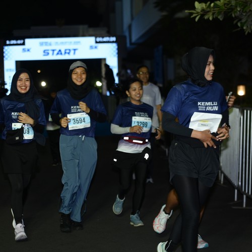 Race photo from KEMLU RUN 2026
