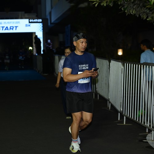 Race photo from KEMLU RUN 2026