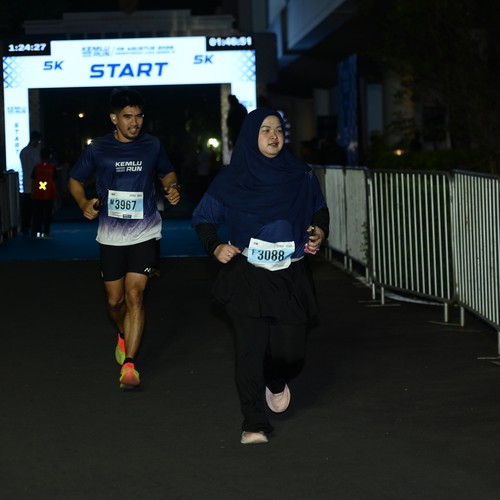 Race photo from KEMLU RUN 2026