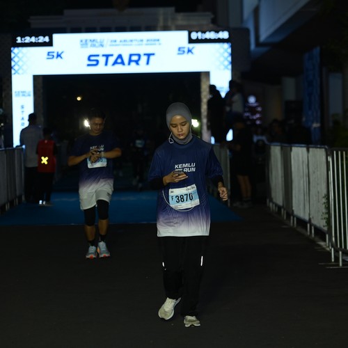 Race photo from KEMLU RUN 2026
