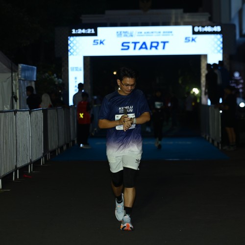 Race photo from KEMLU RUN 2026
