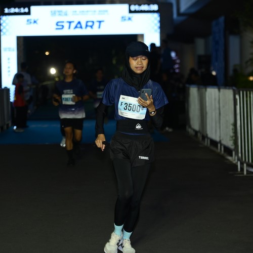 Race photo from KEMLU RUN 2026