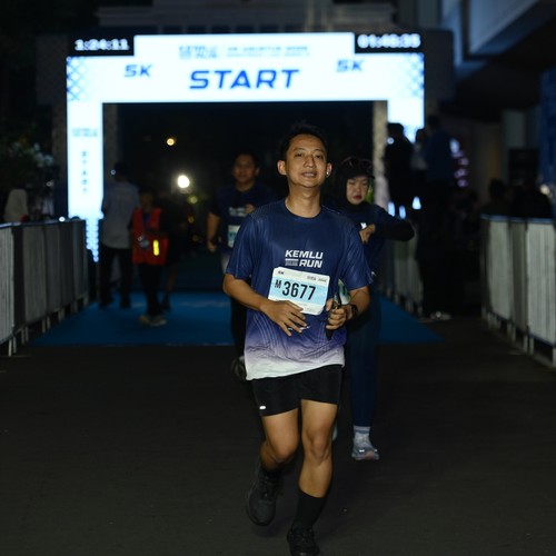 Race photo from KEMLU RUN 2026