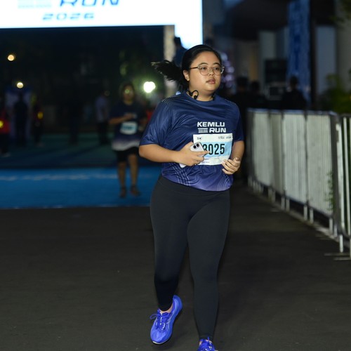 Race photo from KEMLU RUN 2026