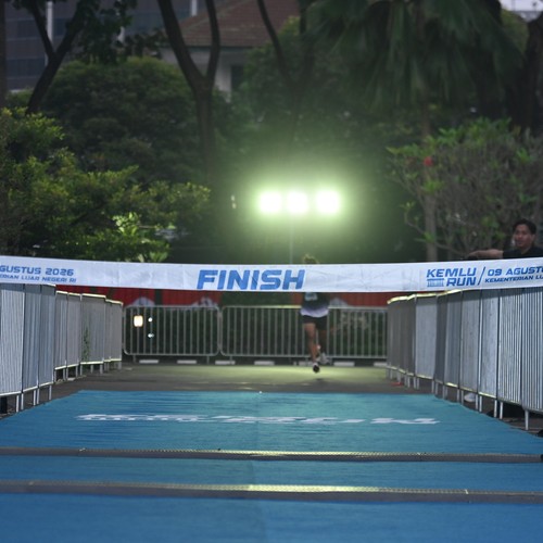 Race photo from KEMLU RUN 2026