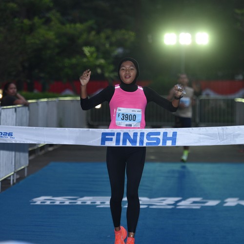 Race photo from KEMLU RUN 2026