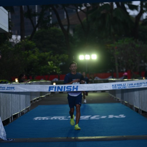 Race photo from KEMLU RUN 2026