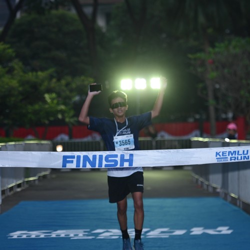Race photo from KEMLU RUN 2026