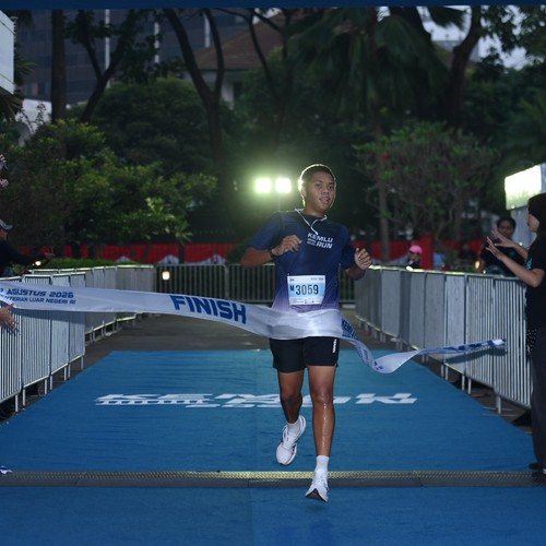 Race photo from KEMLU RUN 2026