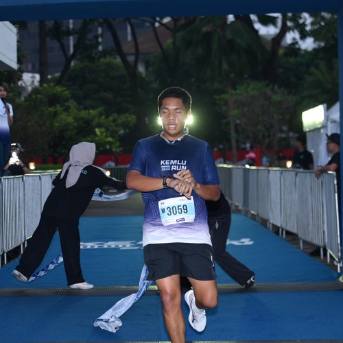 Race photo from KEMLU RUN 2026