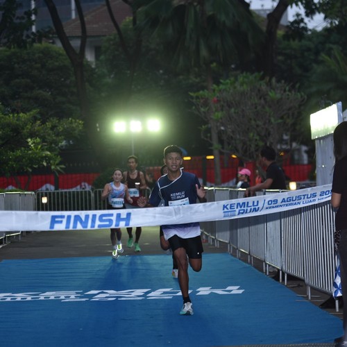Race photo from KEMLU RUN 2026