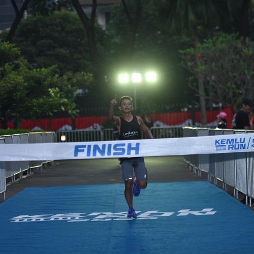 Race photo from KEMLU RUN 2026