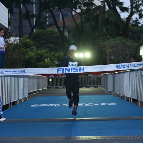 Race photo from KEMLU RUN 2026