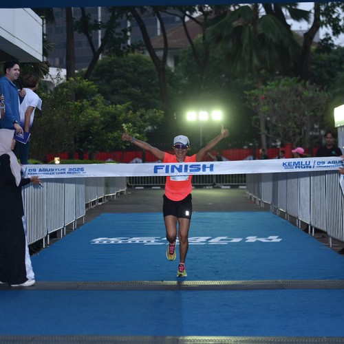 Race photo from KEMLU RUN 2026