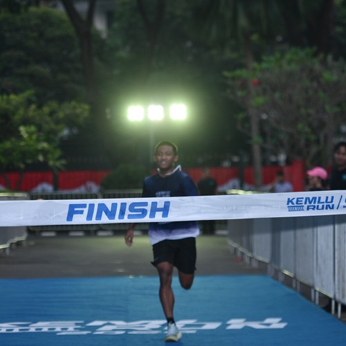 Race photo from KEMLU RUN 2026