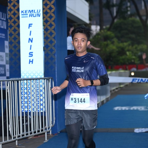 Race photo from KEMLU RUN 2026