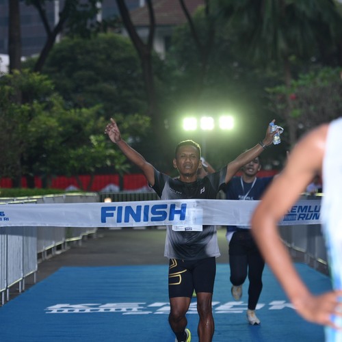 Race photo from KEMLU RUN 2026