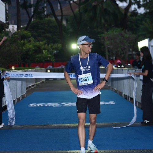 Race photo from KEMLU RUN 2026