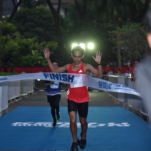 Race photo from KEMLU RUN 2026