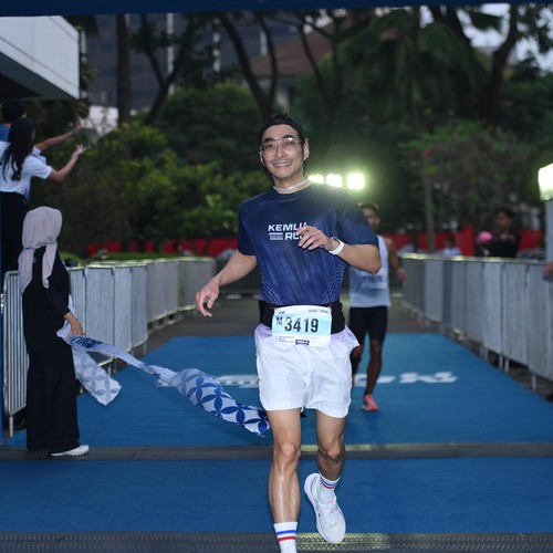 Race photo from KEMLU RUN 2026
