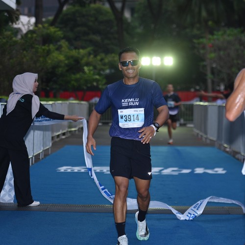 Race photo from KEMLU RUN 2026