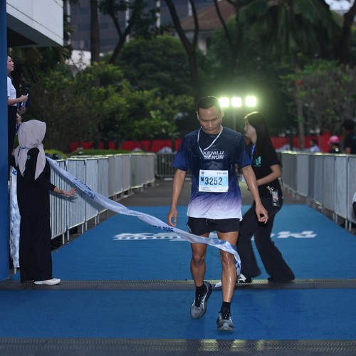 Race photo from KEMLU RUN 2026