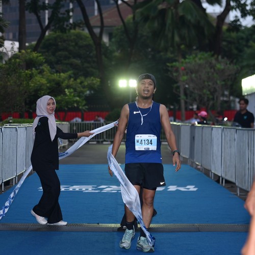 Race photo from KEMLU RUN 2026