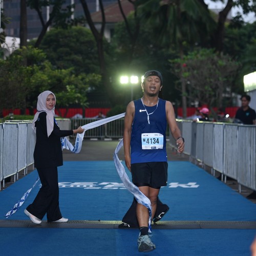 Race photo from KEMLU RUN 2026