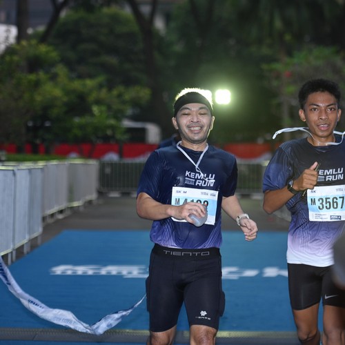 Race photo from KEMLU RUN 2026