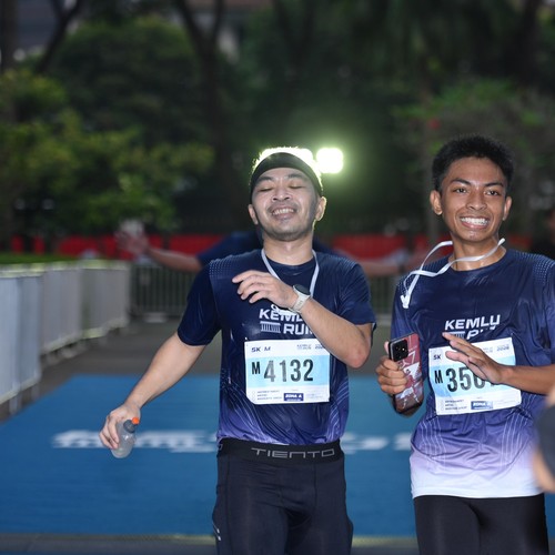Race photo from KEMLU RUN 2026