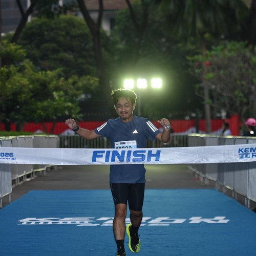 Race photo from KEMLU RUN 2026