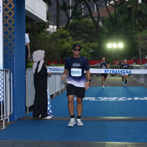 Race photo from KEMLU RUN 2026